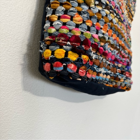 Sundance Bags Sundance Artisan Made In India Rag Rug Tote Bag